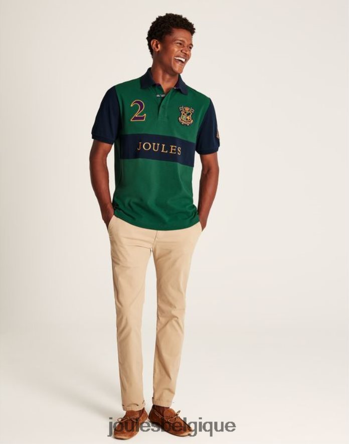 vert polo orné Hommes vêtements Joules ND0H6T221