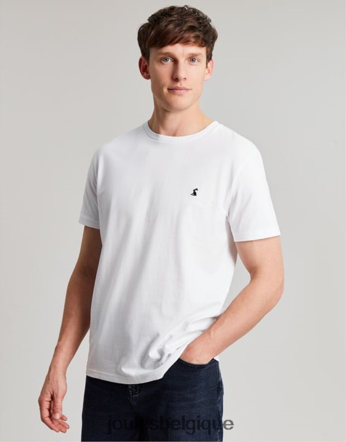blanc t-shirt en jersey denton Hommes vêtements Joules ND0H6T166