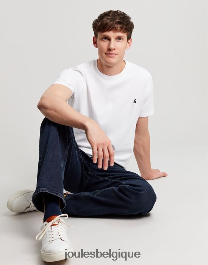 blanc t-shirt en jersey denton Hommes vêtements Joules ND0H6T166