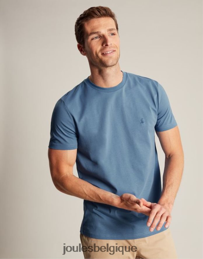 bleu t-shirt denton Hommes vêtements Joules ND0H6T191