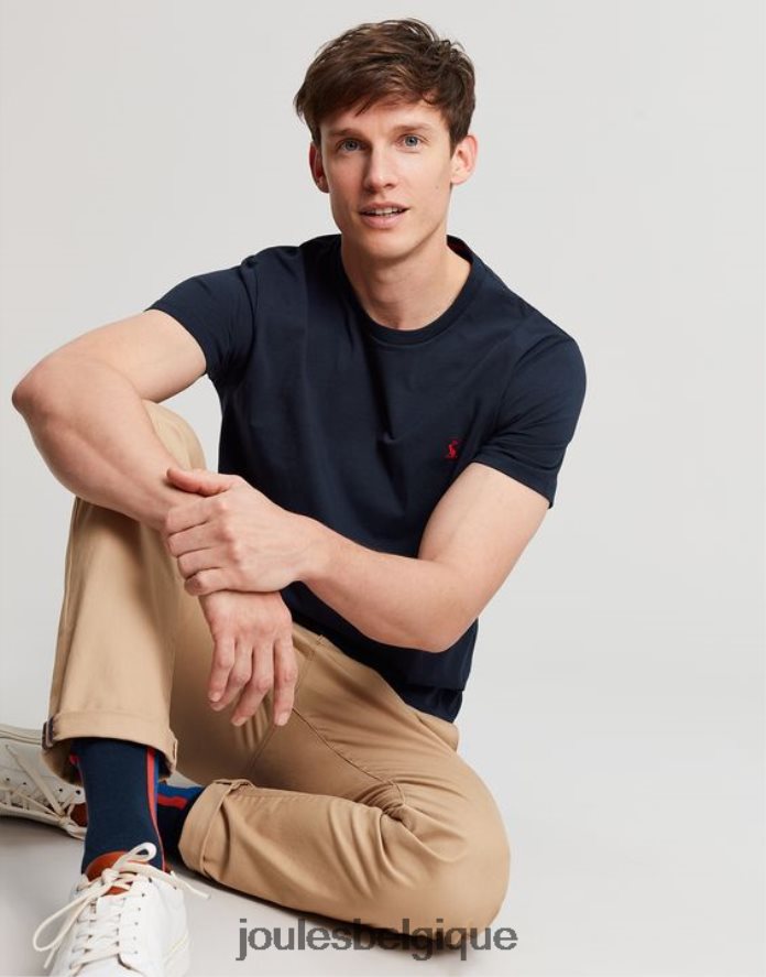 marine t-shirt en jersey denton Hommes vêtements Joules ND0H6T200
