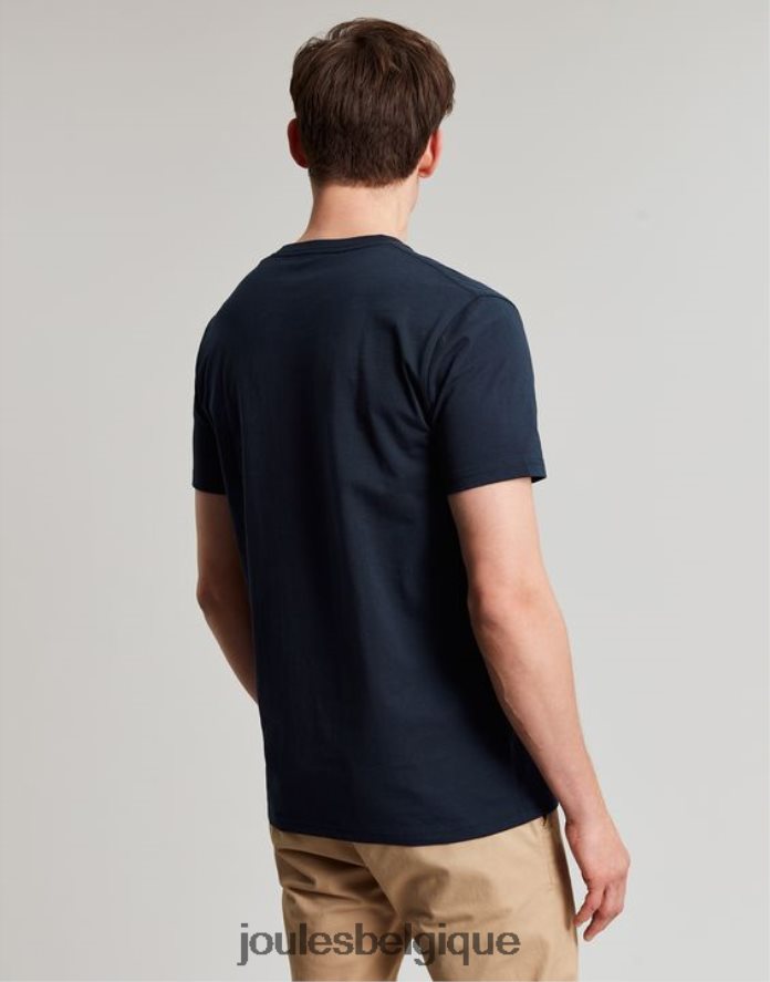 marine t-shirt en jersey denton Hommes vêtements Joules ND0H6T200