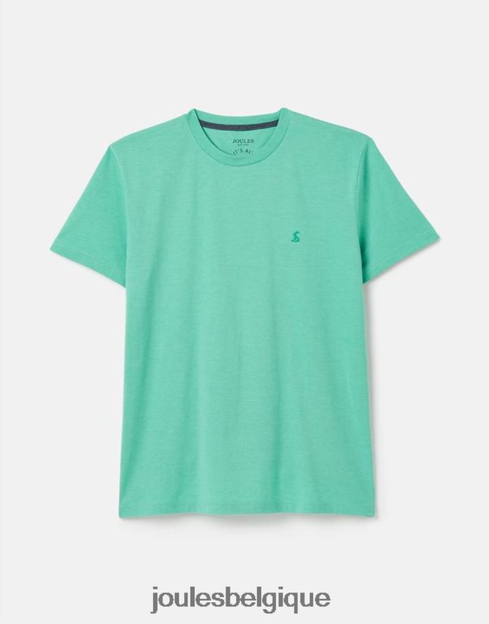 marne turquoise t-shirt en jersey denton Hommes vêtements Joules ND0H6T194