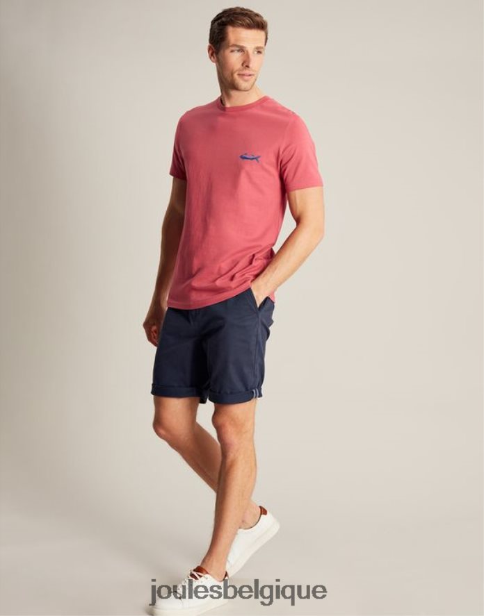 rose t-shirt flynn Hommes vêtements Joules ND0H6T180