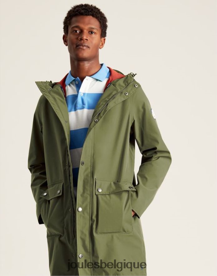 vert foncé imperméable mi-long wayland Hommes vêtements Joules ND0H6T167