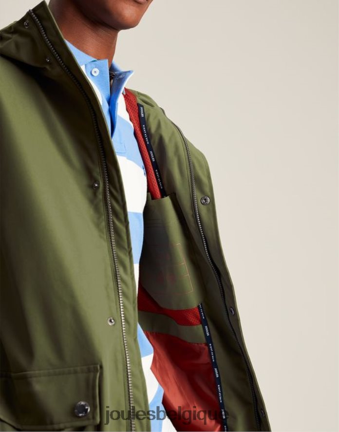vert foncé imperméable mi-long wayland Hommes vêtements Joules ND0H6T167