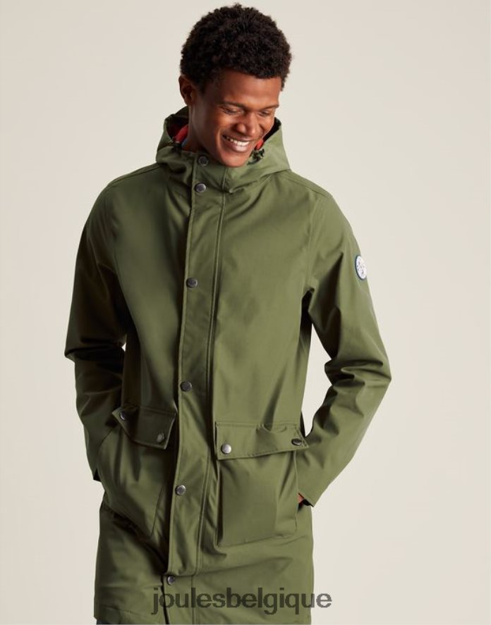 vert foncé imperméable mi-long wayland Hommes vêtements Joules ND0H6T167