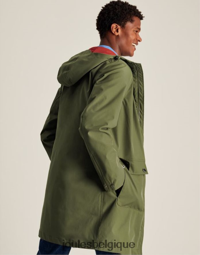 vert foncé imperméable mi-long wayland Hommes vêtements Joules ND0H6T167